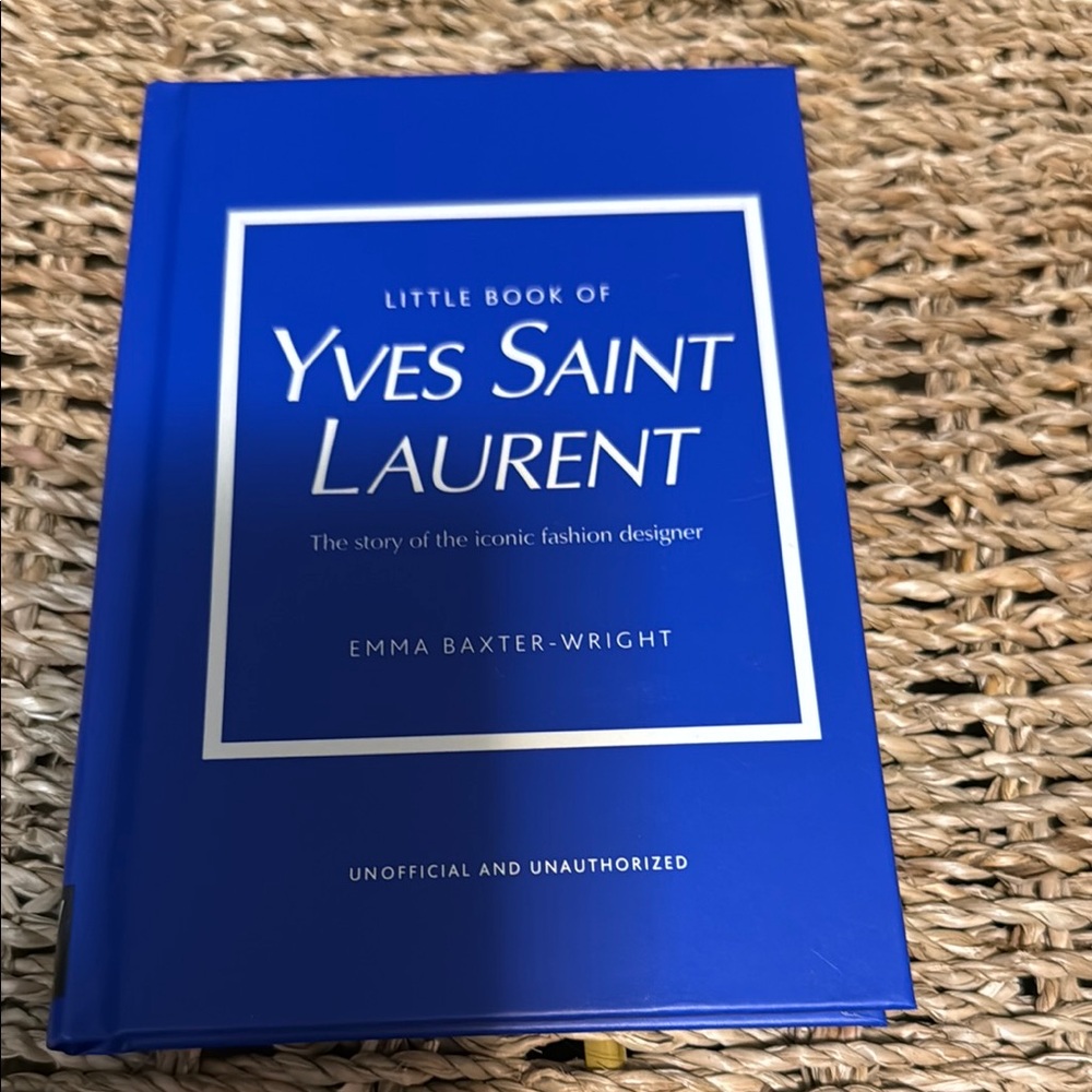 Yves Saint Laurent Blue Book